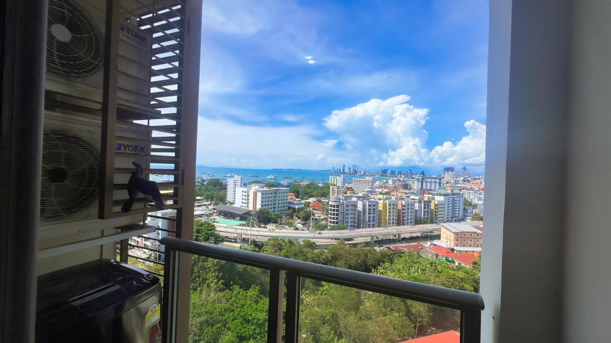 Walking Street Unixx Condo Beautiful Sea View Pattaya Exterior foto