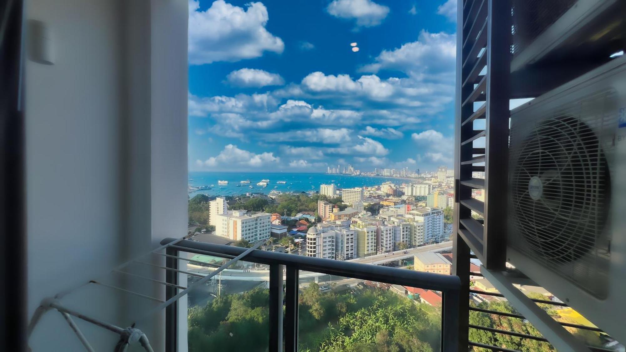 Walking Street Unixx Condo Beautiful Sea View Pattaya Exterior foto